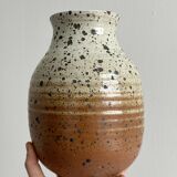 Vase en grès pyrité