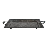 Silver metal tray