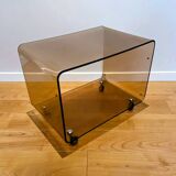 Large rolling coffee table by Michel Dumas for Roche Bobois 70s