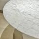 Knoll Tulip Table 137 cm in marble