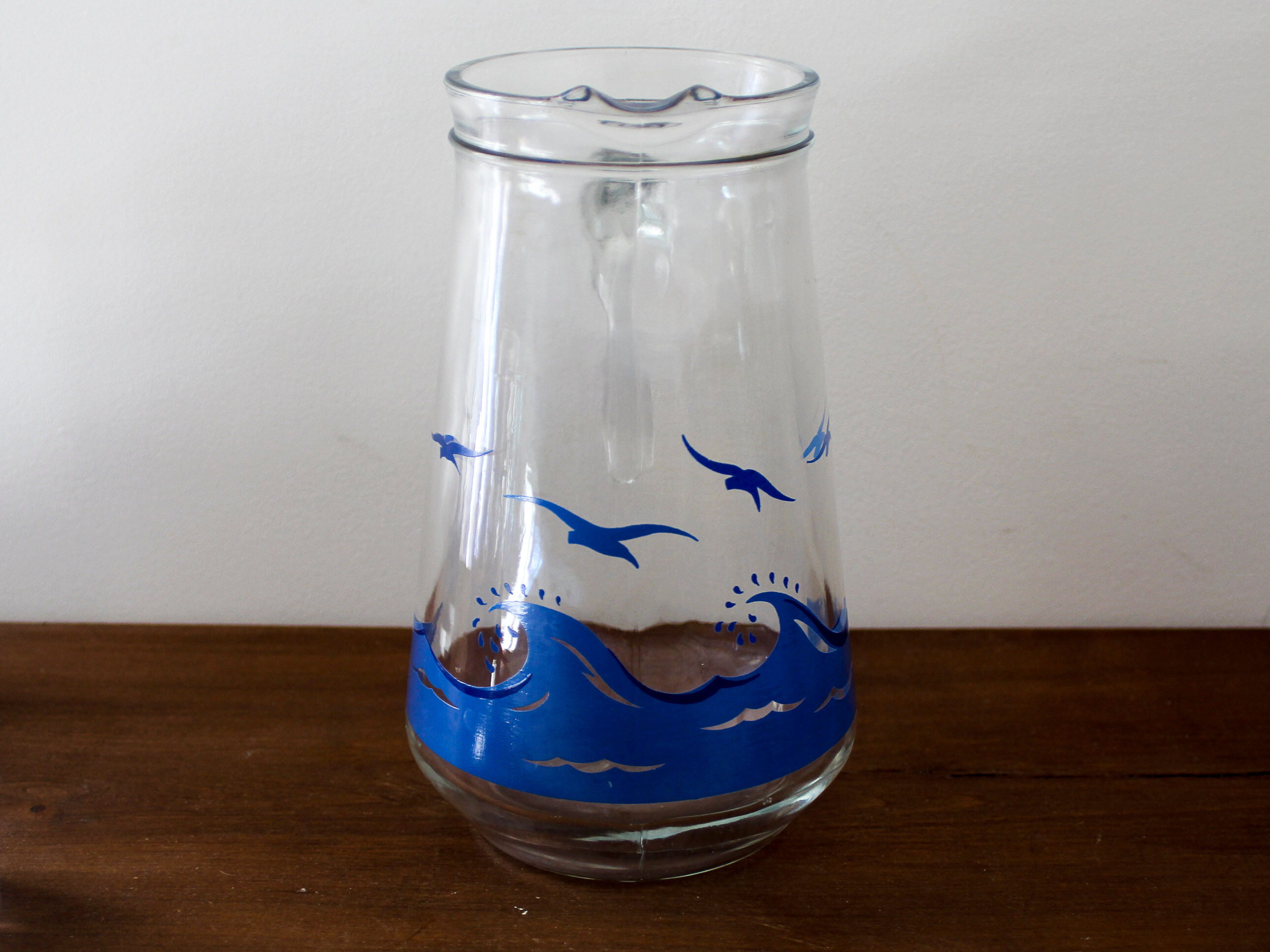 Vintage orangeade lemonade glass service