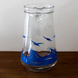 Vintage orangeade lemonade glass service