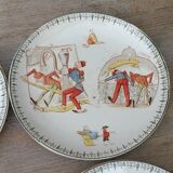 Talking dessert plates, Choisy-le-Roi