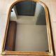 Miroir en rotin