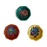 Trio of empty cups Longwy pocket