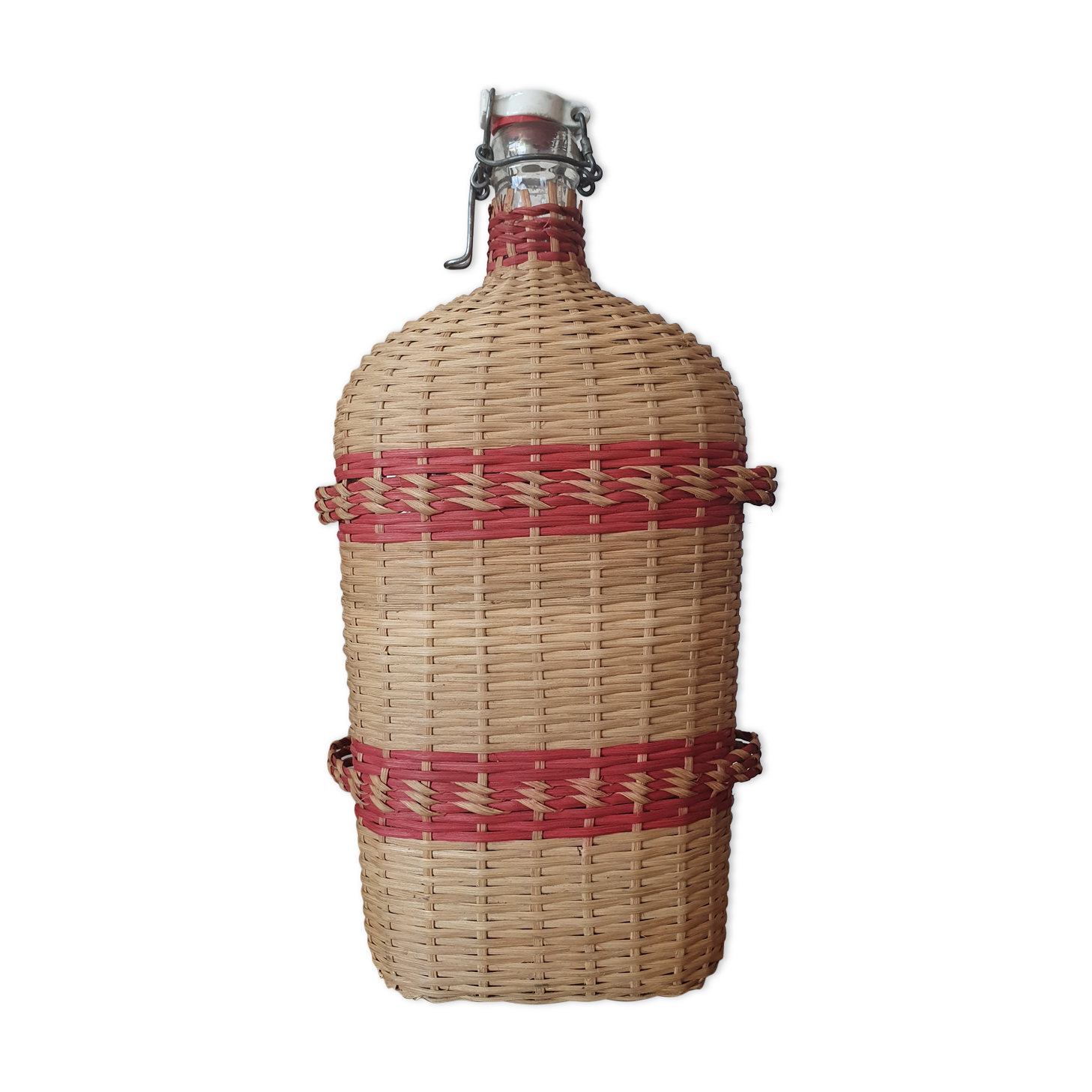 Ancient bottle of pilgrimage Lourdes