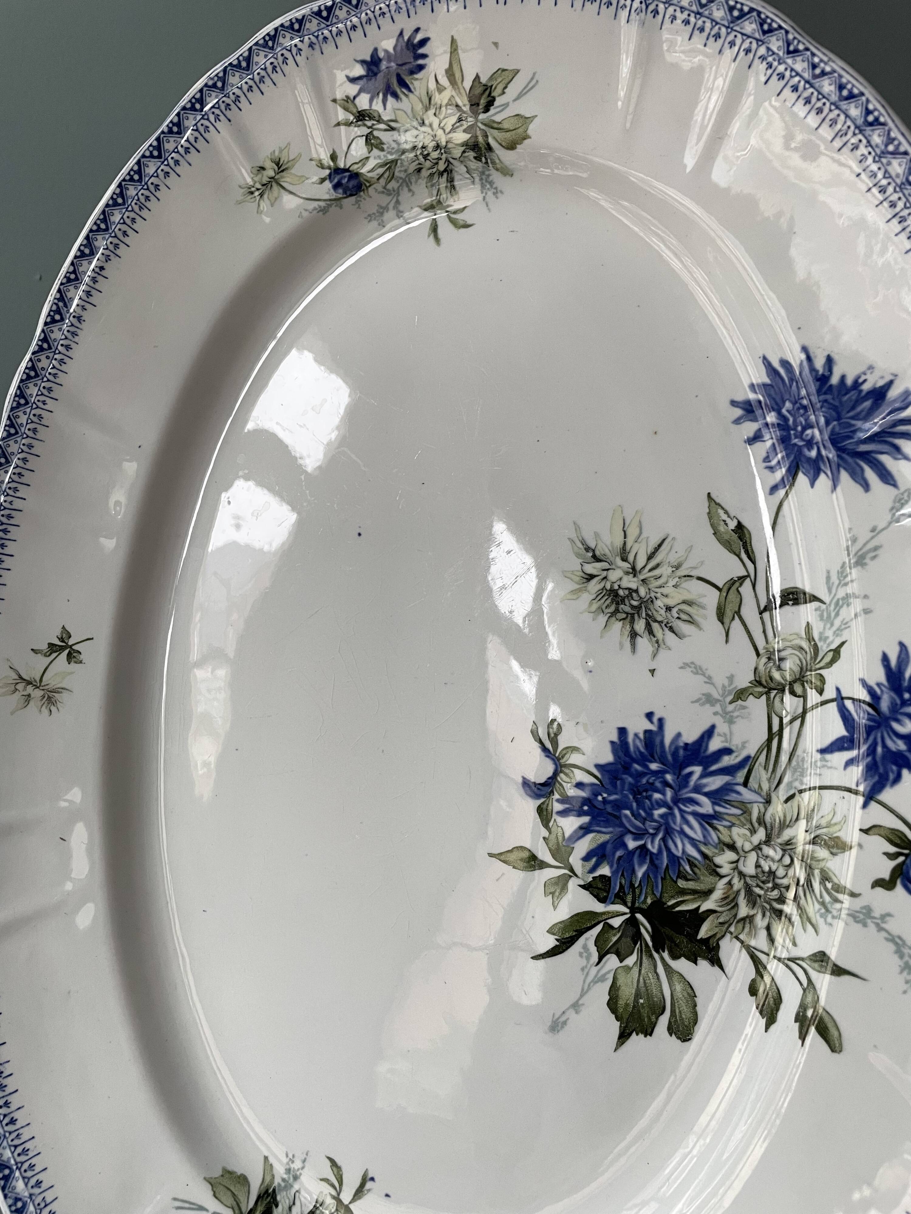 Oval dish Terre de Fer Saint Amand and Hamage