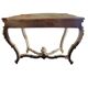 Italian console painted and sculpted – Wood top with faux marble appearance – 19th century