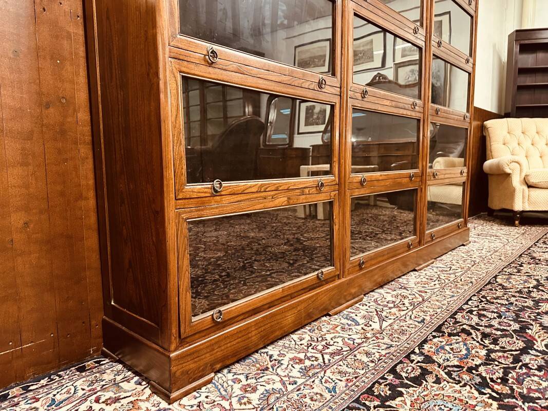 Large Classic English Globe Wernicke Bookcase