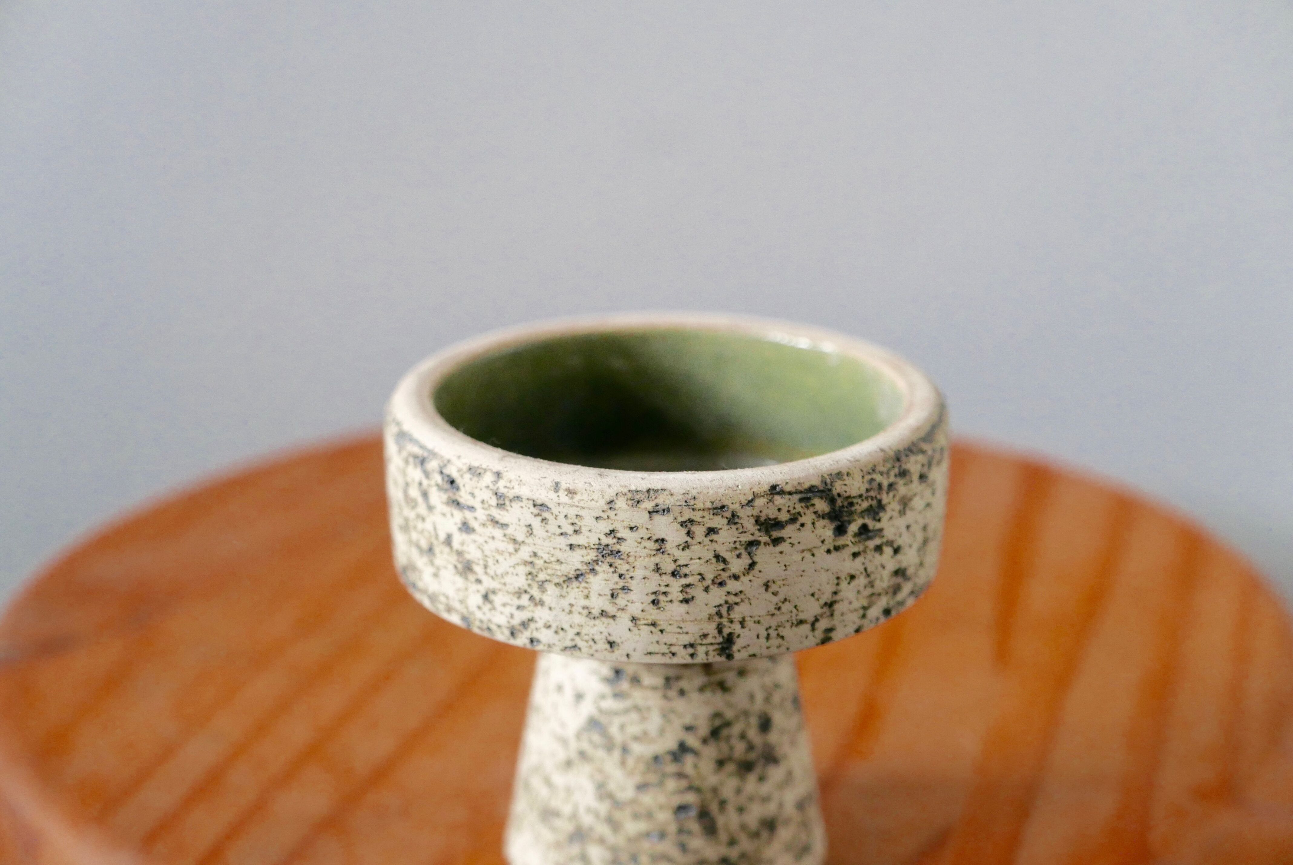Ceramic "chalice" flower pot 1950s