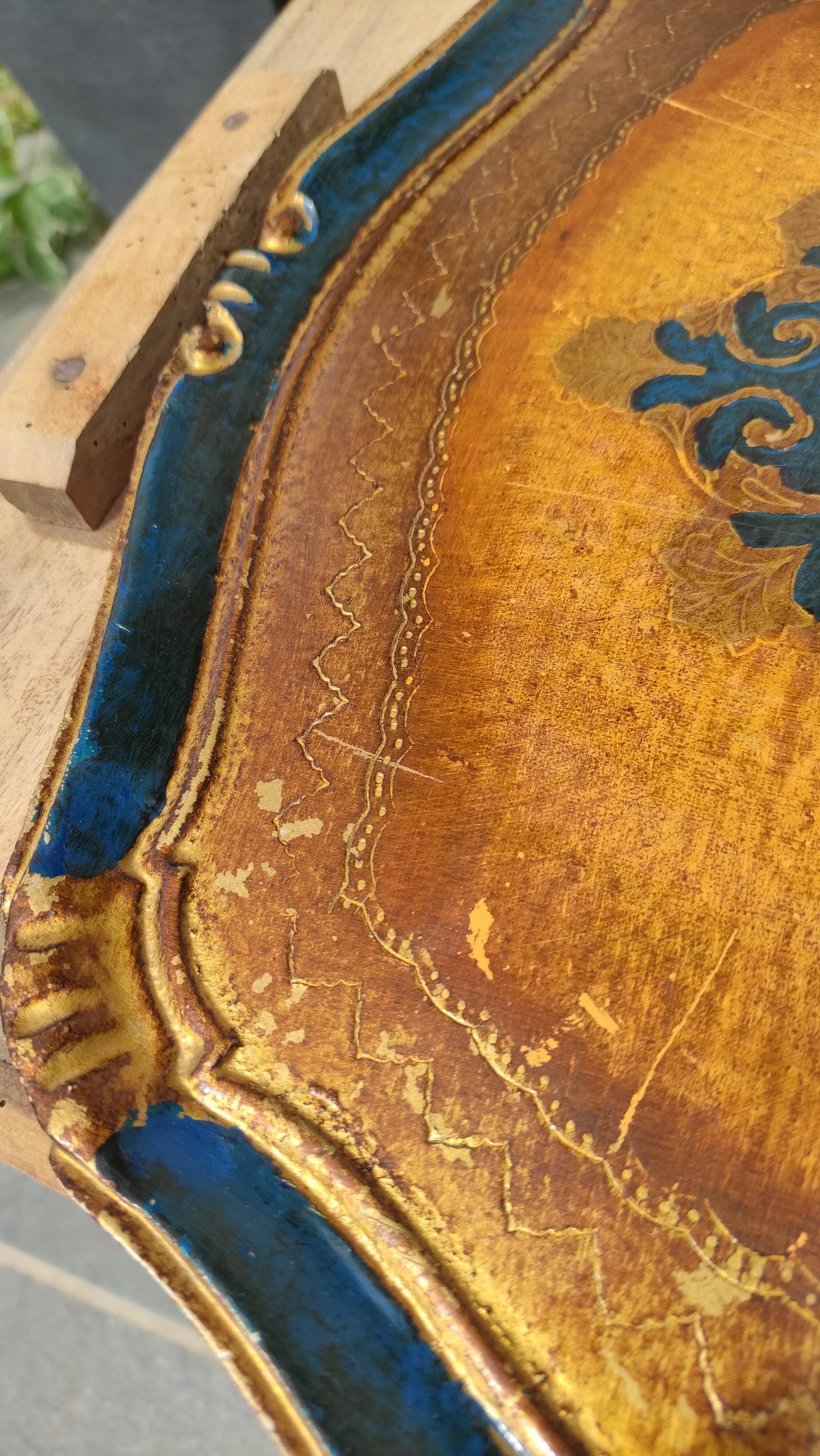 Florentine vintage tray