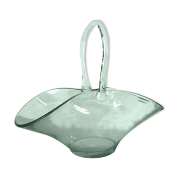 Candy basket blown glass