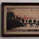 Color lithograph by Hansi Crossing the Rhine 1918