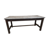 181 cm - Patinated spacer farm table