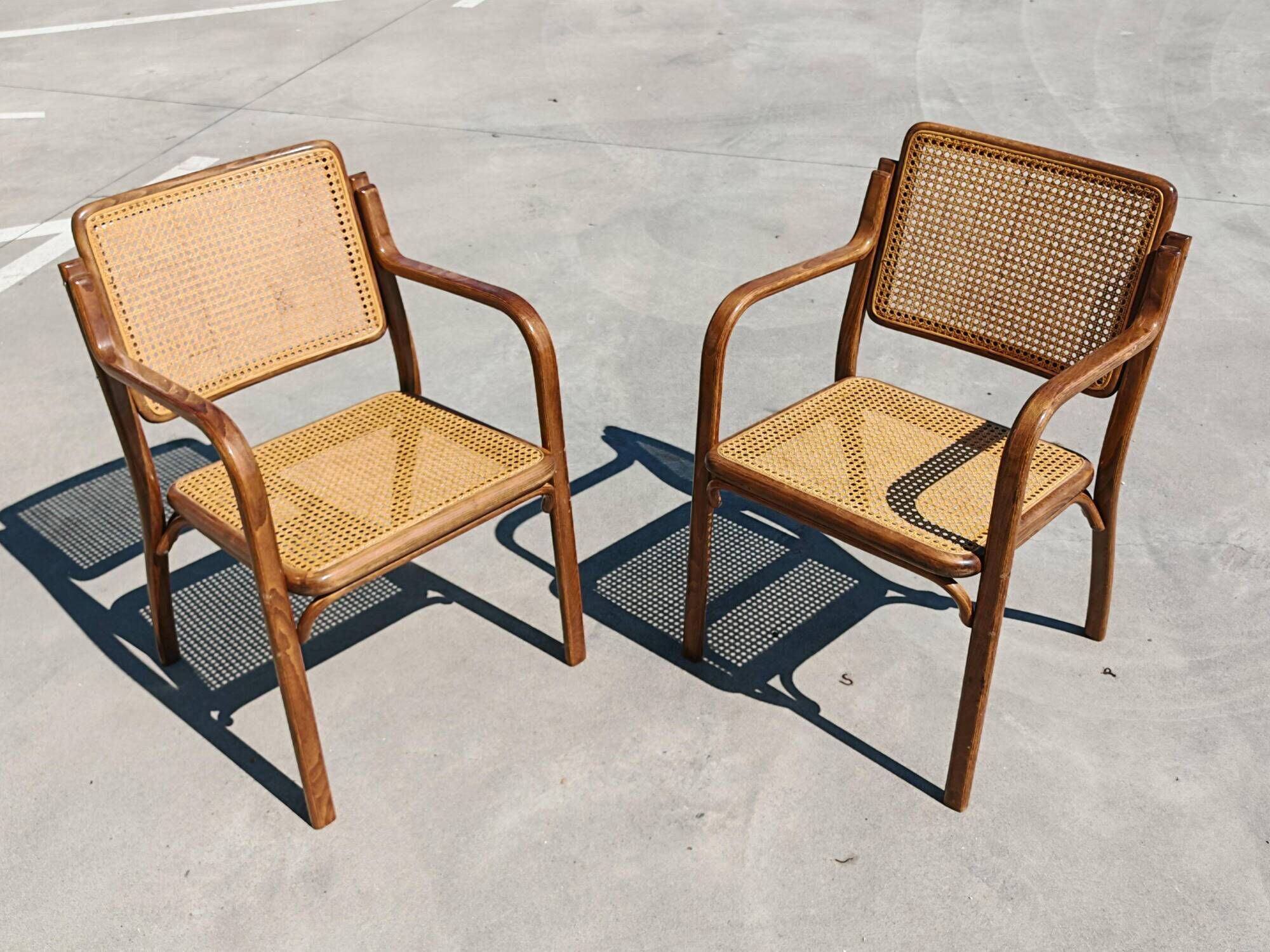 Set of 6 dining chairs by Mirjana Maracic for Mundus, 1970s.