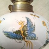 Moustiers earthenware lamp