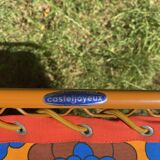 Vintage and new 70s sun lounger