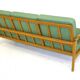 3-seater oak sofa, Sweden, 1960