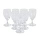 Set of crystal glasses, Danish design, 1970s, manufactured in Denmark