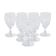 Set of crystal glasses, Danish design, 1970s, manufactured in Denmark