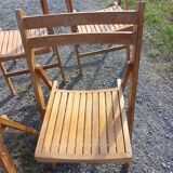 Set of 6 folding chairs