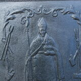 Chimney plate and pair of channels