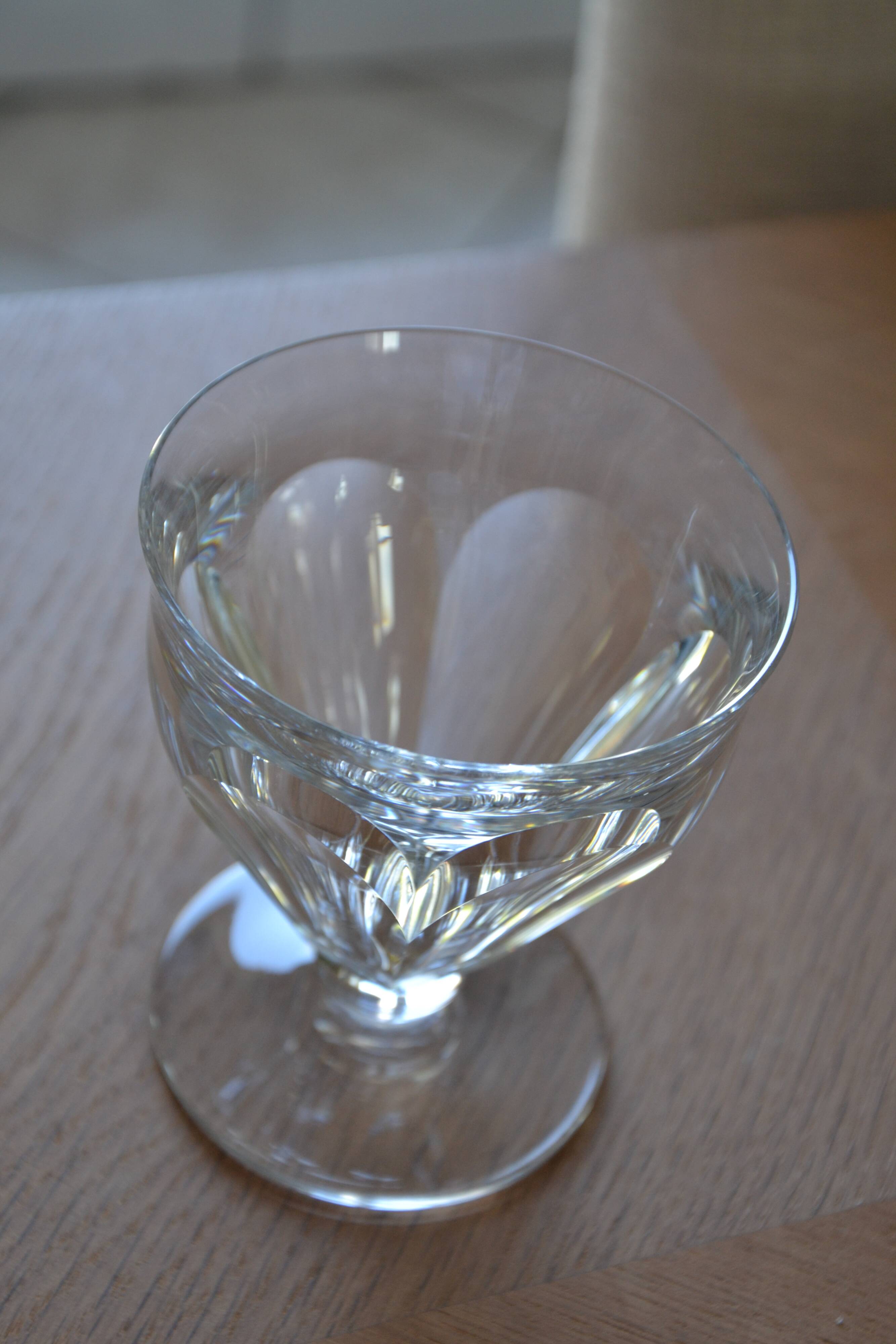 5 water glasses Talleyrand model Baccarat crystal