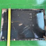 Enamelled plate old site exit