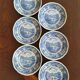 6 flat plates Burgenland blue Villeroy & Boch