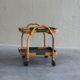 Chariot de service en bambou vintage