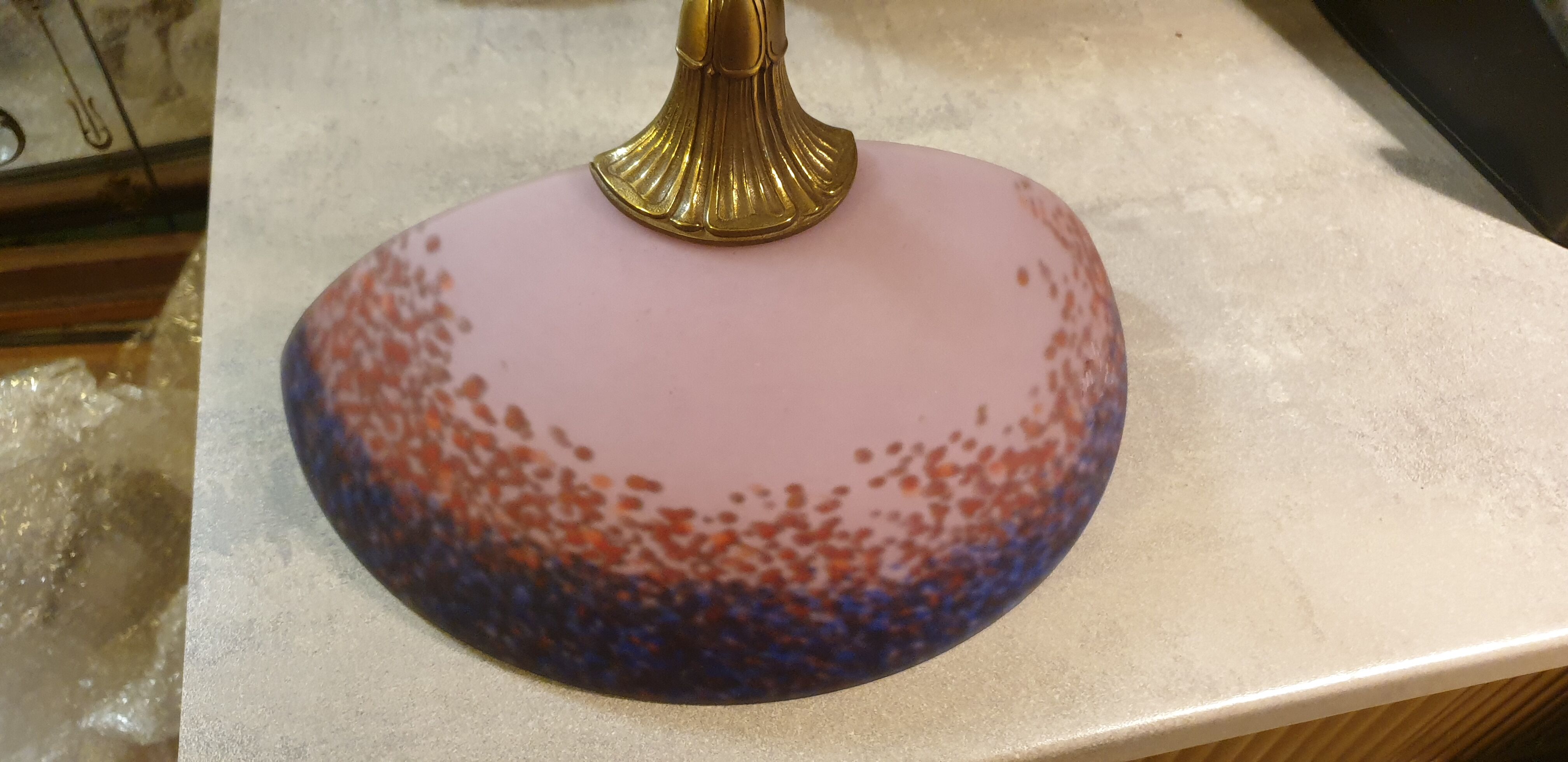 Pair wall lamp signed vianne