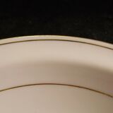 Présentoir en porcelaine de Limoges DRB blanc et filets or