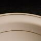White Limoges DRB porcelain display and gold fillets