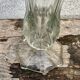 Antique tulip vase in moulded glass