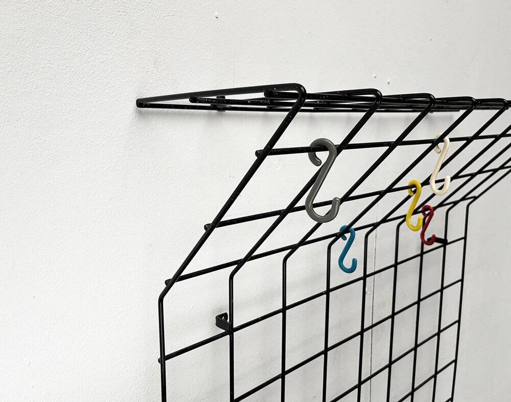 Minimalist German coat rack from the mid-century, 1960s.