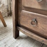 Solid elm aranjou chest of drawers