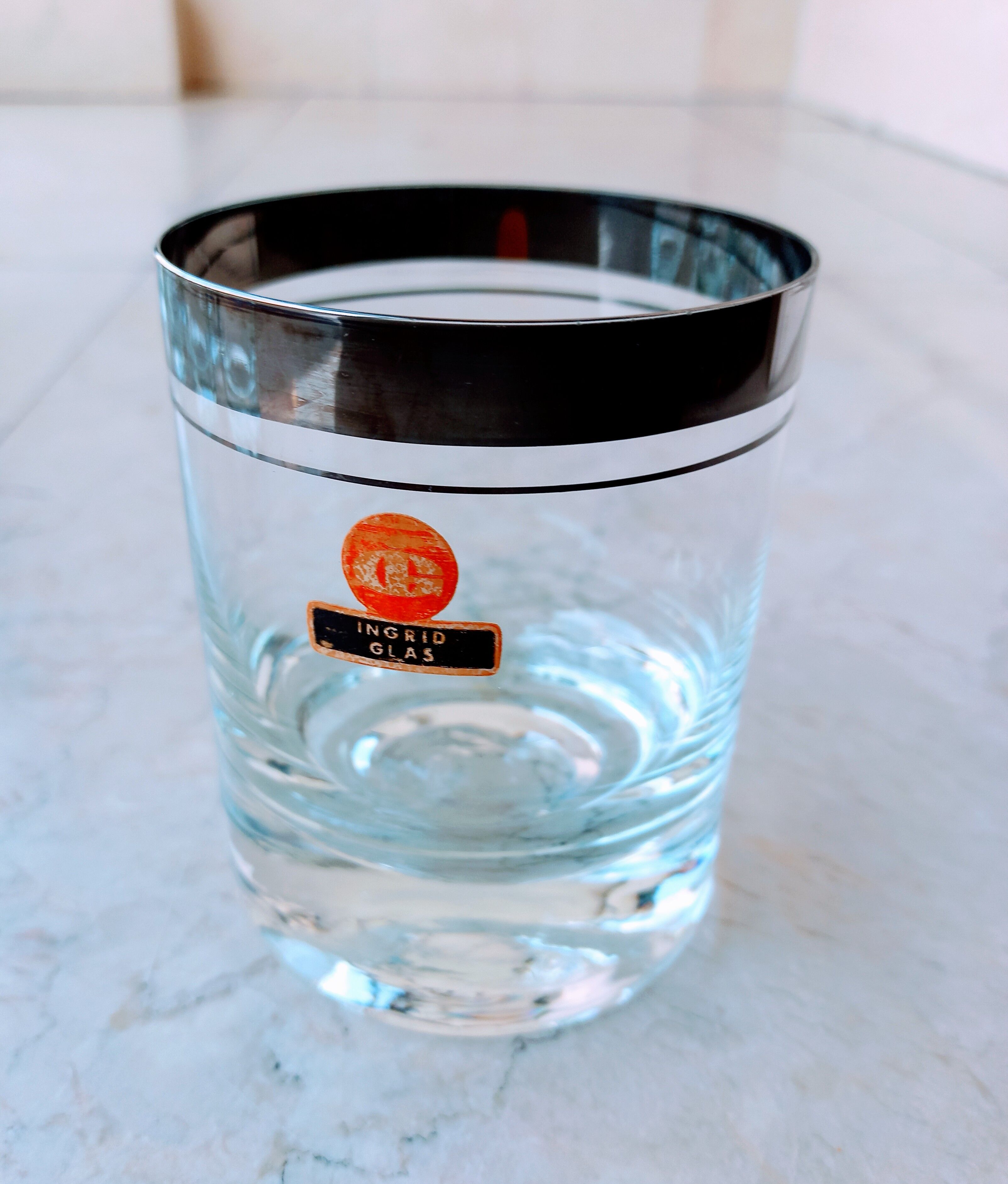 Set of 8 cristal tumblers Ingrid Glas