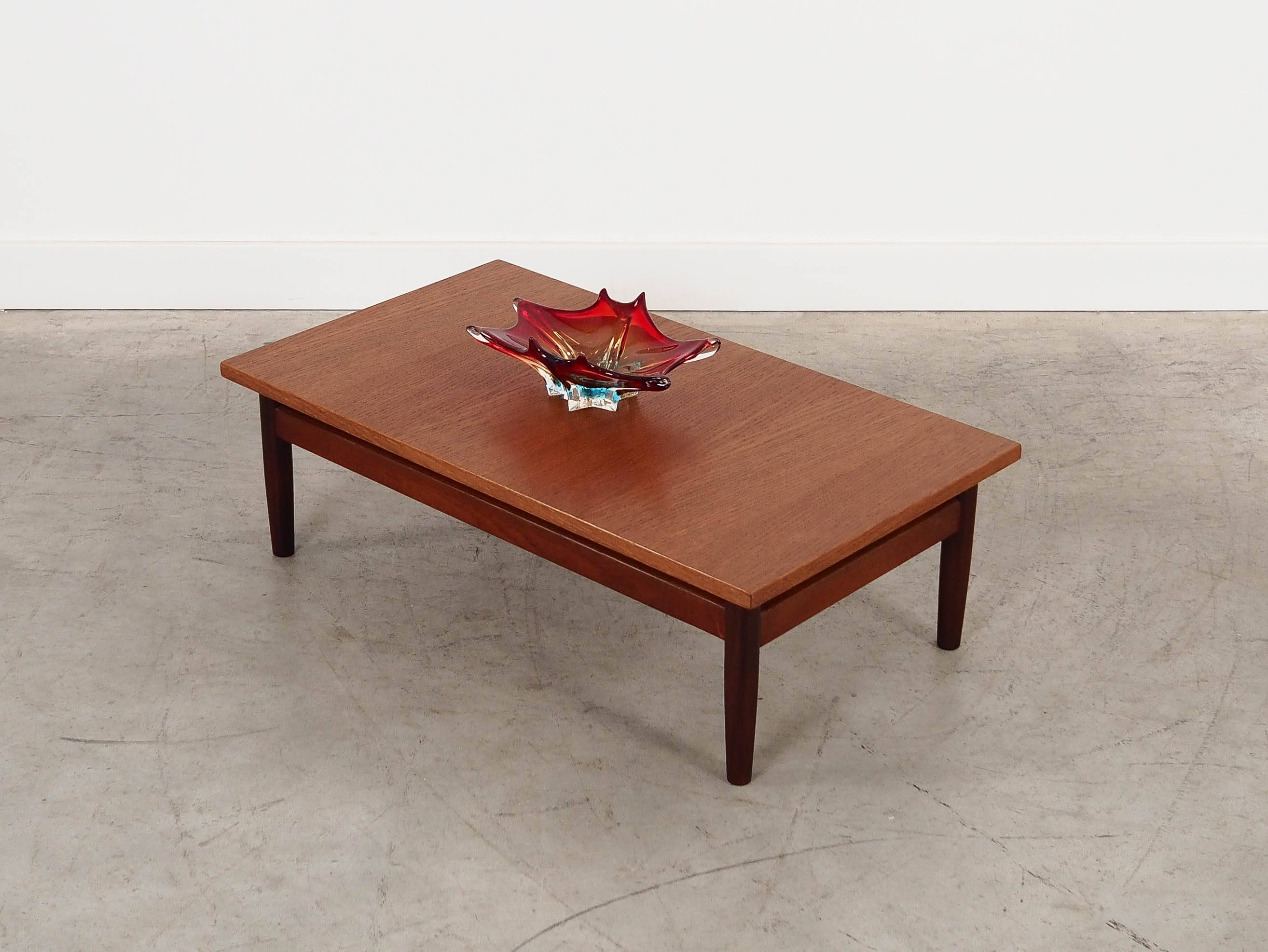 Oak coffee table, Danish design, 1970s, made in Denmark