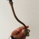 Antique wall coat rack, 19th century Art Nouveau style.