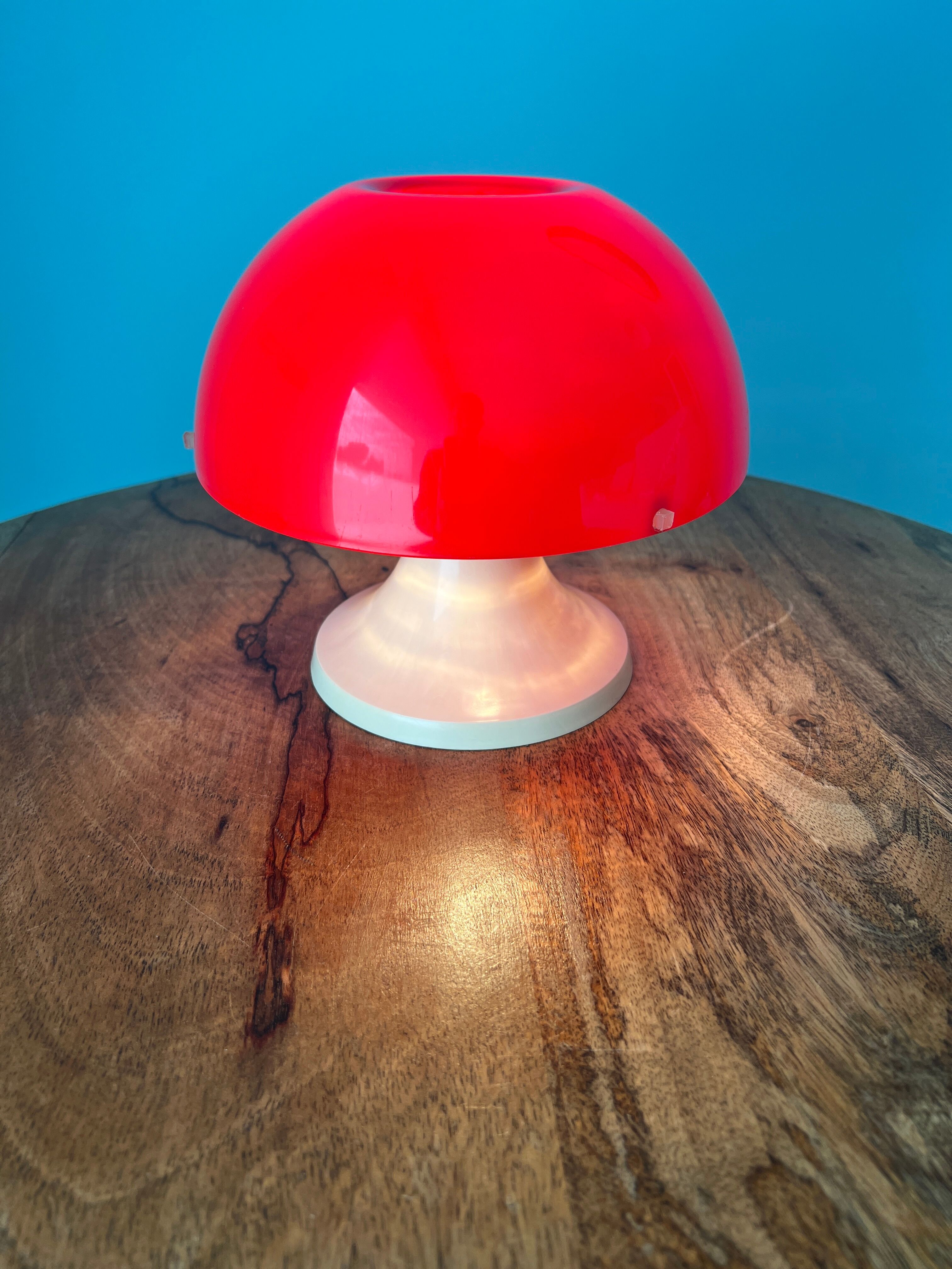 Red mushroom lamp 1970