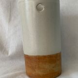 Enamelled sandstone vase Pottery of La Colombe 1975