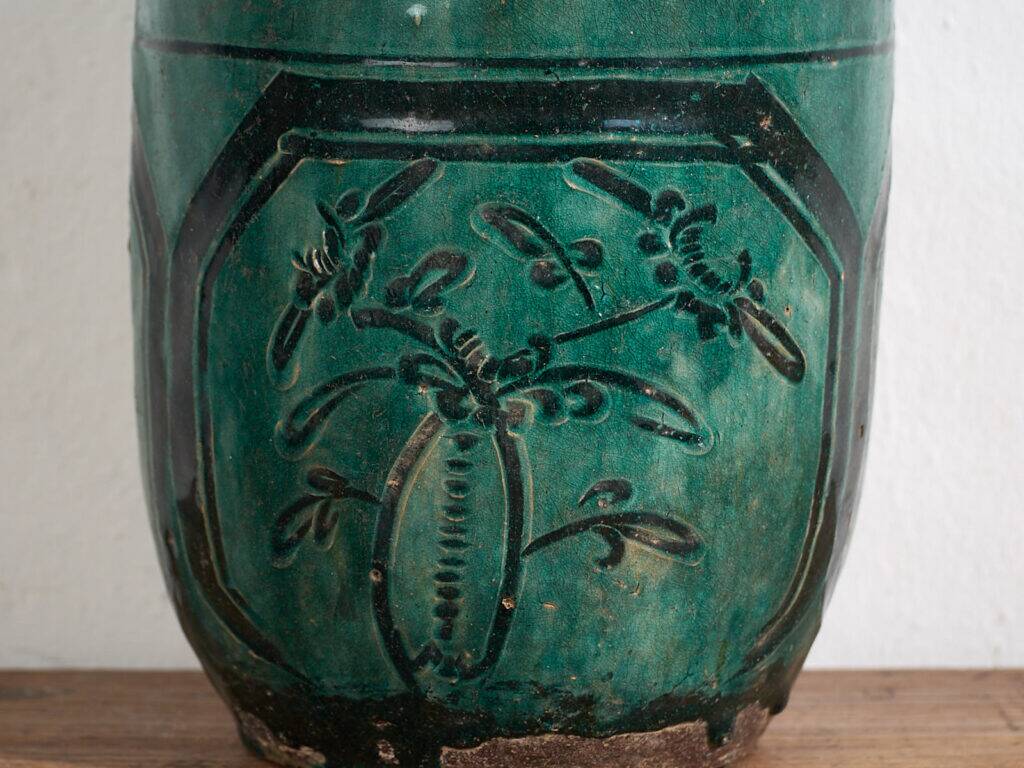Antique vase with plant details (circa 1820) #33