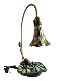 Art Nouveau Table Lamp Tiffany Style "Lotus Flower"