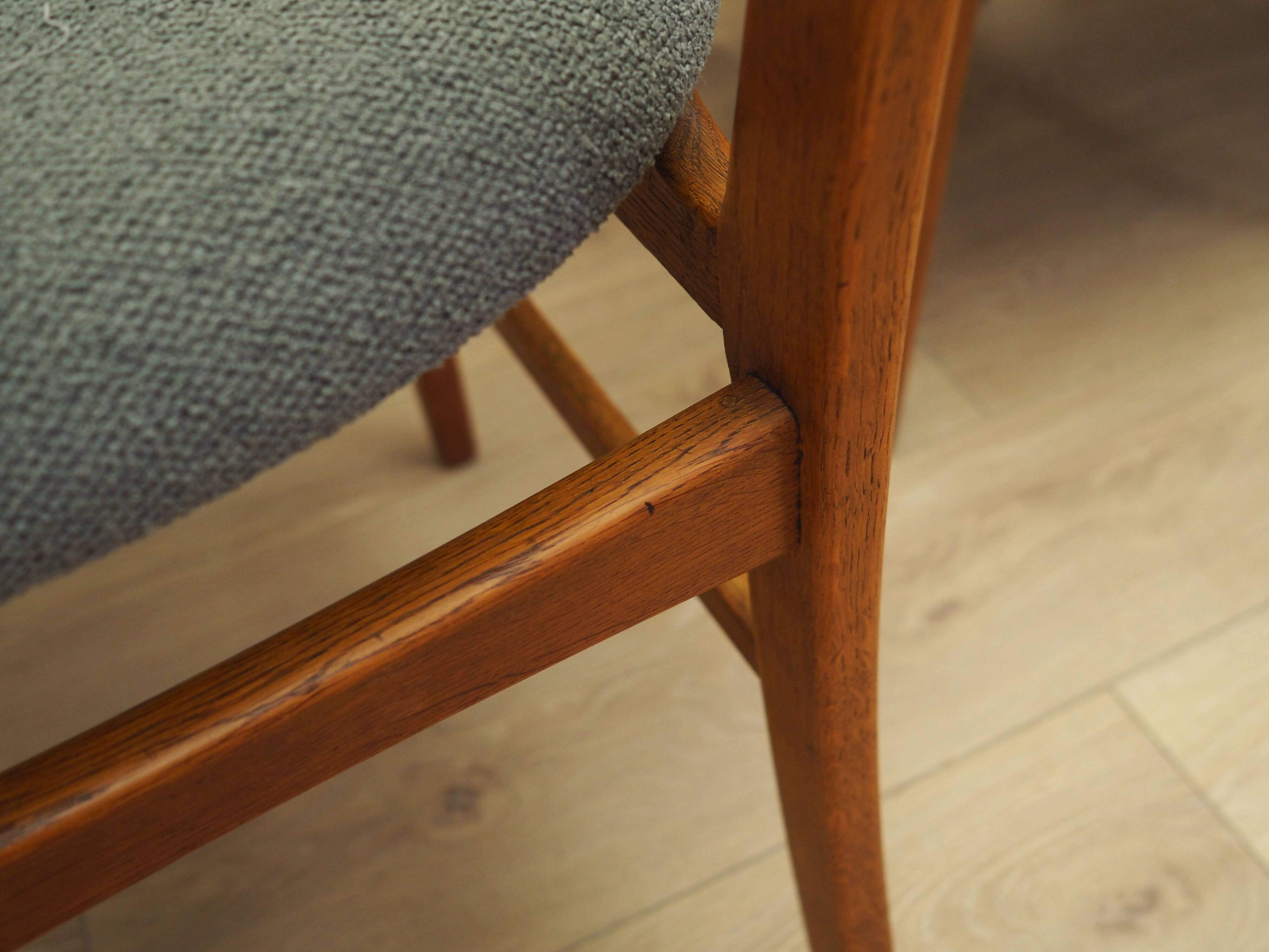 Set of six teak chairs, Danish design, 1970s, production: Denmark