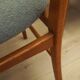Set of six teak chairs, Danish design, 1970s, production: Denmark
