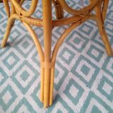 Rattan table 60s