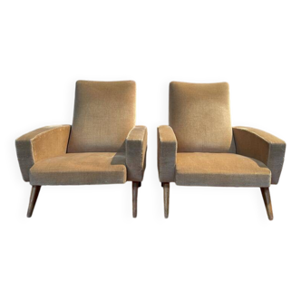 Paire de fauteuils 1950/1960