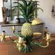 Vintage 1950s pineapple chandelier by Maison Charles.