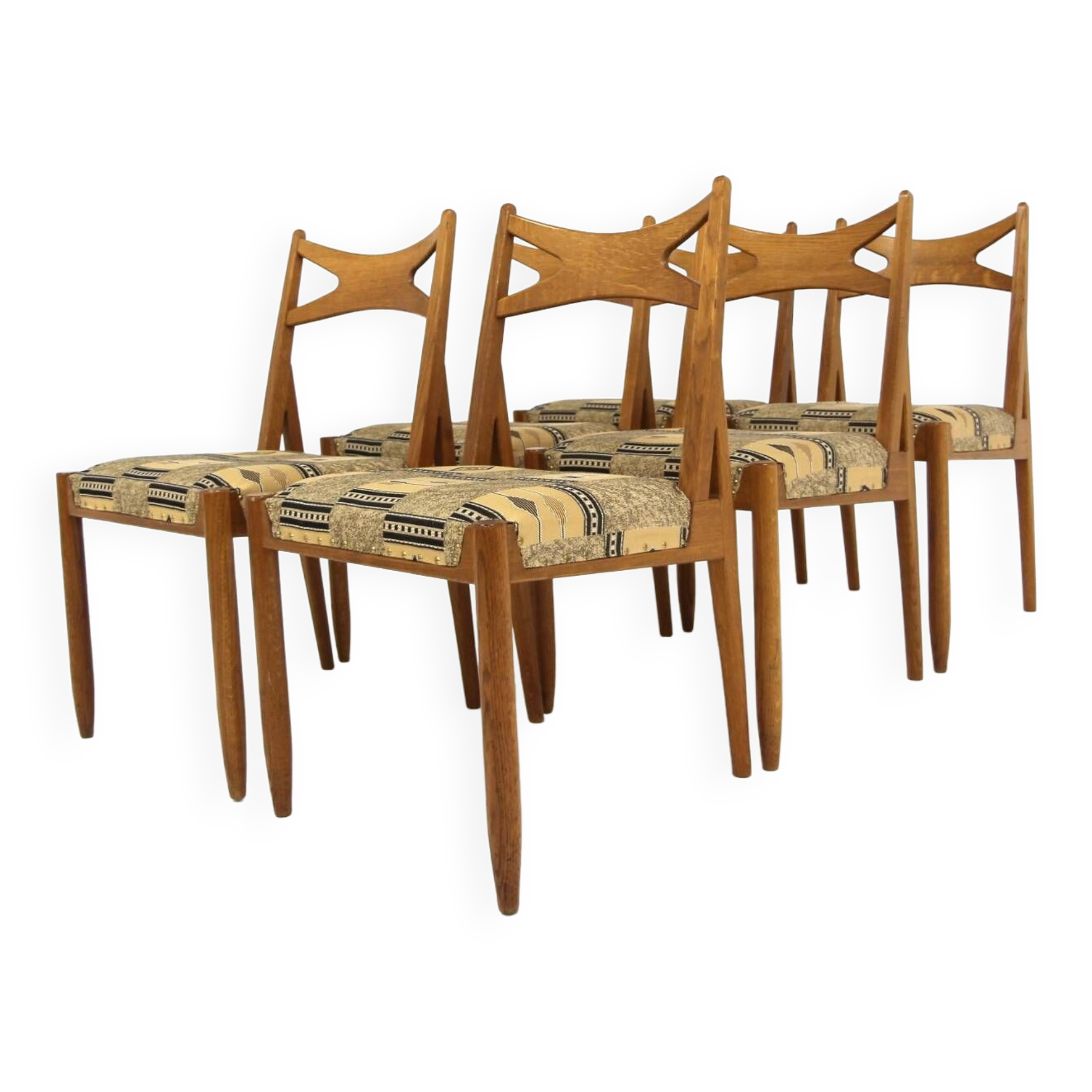 Set of 6 "Vinga" chairs, Svante Skogh, Seffle Möblerfabrik, Sweden, 1960