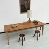 Pine and oak farmhouse table 220 cm